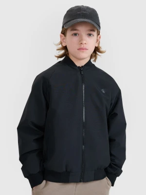 4F Kurtka przejściowa bomberka chłopięca - czarna 140 (9-10 lat)