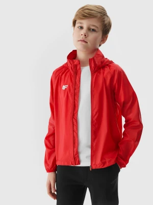 4F Kurtka przejściowa chłopięca - czerwona 146/152 (10-12 lat)