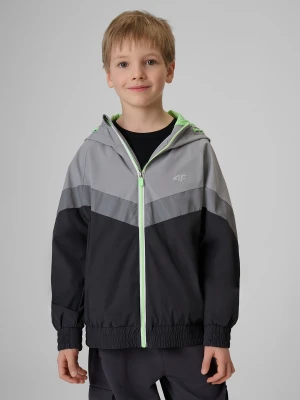 4F Kurtka przejściowa chłopięca - szara 134 (8-9 lat)