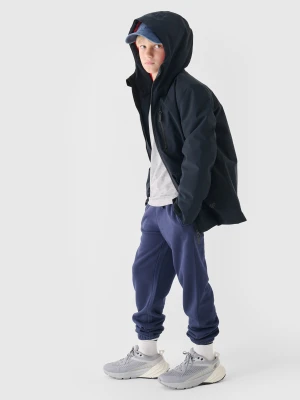 4F Kurtka przejściowa membrana 5000 chłopięca - czarna 122 (6-7 lat)