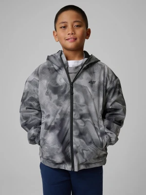 4F Kurtka przejściowa membrana 5000 chłopięca - czarna 122 (6-7 lat)