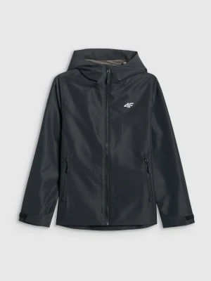 4F Kurtka przejściowa membrana 5000 dziecięca - czarna 164 (13-14 lat)