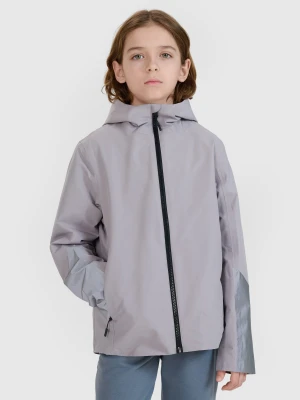 4F Kurtka przejściowa membrana 5000 dziecięca - szara 122 (6-7 lat)