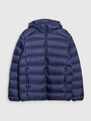 4F Kurtka puchowa trekkingowa z wypełnieniem naturalnym męska - granatowa XL