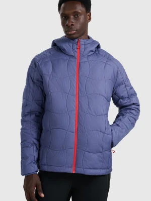 4F Kurtka puchowa trekkingowa z wypełnieniem Primaloft Silver męska - granatowa XXL