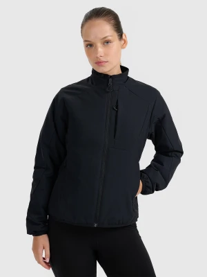 4F Kurtka puchowa trekkingowa z wypełnieniem syntetycznym damska - czarna XS