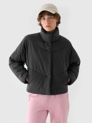4F Kurtka puchowa w kolorze czarnym rozmiar: S
