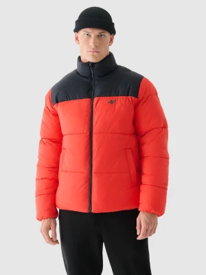 4F Kurtka puchowa z syntetycznym wypełnieniem męska - czerwona XL
