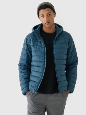 4F Kurtka puchowa z syntetycznym wypełnieniem męska - morska S