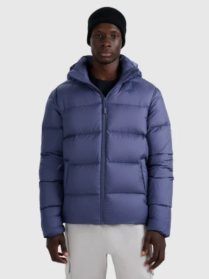 4F Kurtka puchowa z wypełnieniem naturalnym męska - granatowa 3XL