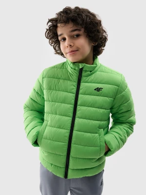 4F Kurtka puchowa z wypełnieniem syntetycznym chłopięca - zielona 152 (11-12 lat)