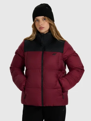 4F Kurtka puchowa z wypełnieniem syntetycznym damska - czerwona S