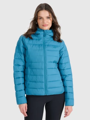 4F Kurtka puchowa z wypełnieniem syntetycznym damska - turkusowa S