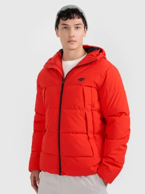 4F Kurtka puchowa z wypełnieniem syntetycznym męska - czerwona L