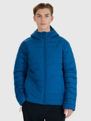 4F Kurtka puchowa z wypełnieniem syntetycznym męska - turkusowa 3XL