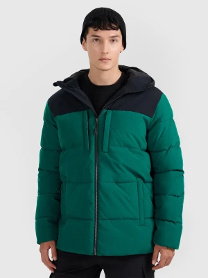 4F Kurtka puchowa z wypełnieniem syntetycznym męska - zielona M
