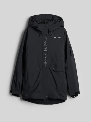 4F Kurtka snowboardowa membrana 15000 damska - czarna XS
