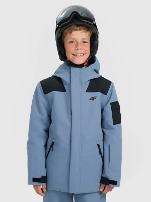 4F Kurtka snowboardowa membrana 8000 chłopięca - granatowa 122 (6-7 lat)