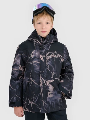 4F Kurtka snowboardowa membrana 8000 chłopięca - multikolor 128 (7-8 lat)
