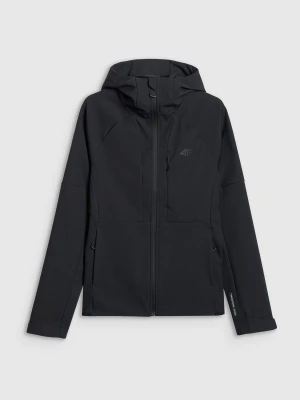 4F Kurtka softshell wiatroodporna membrana 10000 damska - czarna XL