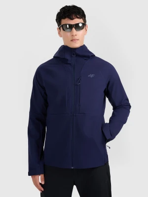 4F Kurtka softshell wiatroodporna membrana 10000 męska - granatowa XL