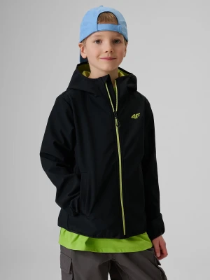 4F Kurtka softshell wiatroodporna membrana 5000 chłopięca - czarna 122 (6-7 lat)