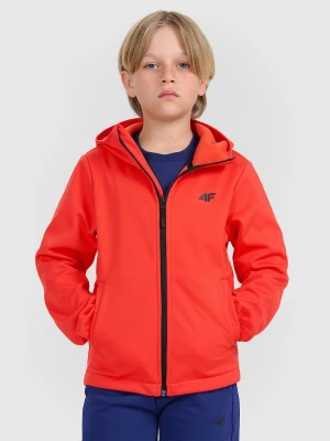 4F Kurtka softshell wiatroodporna membrana 5000 chłopięca - czerwona 158 (12-13 lat)