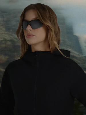 4F Kurtka softshell wiatroodporna membrana 5000 damska - czarna M