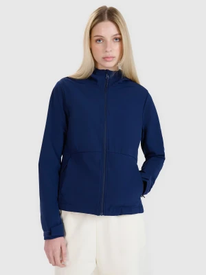 4F Kurtka softshell wiatroodporna membrana 5000 damska - granatowa M