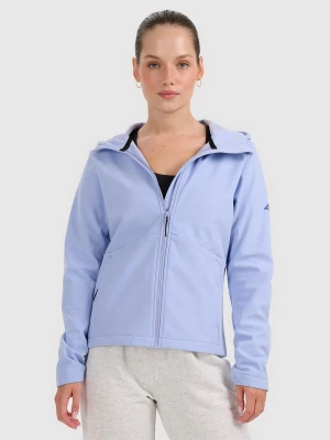 4F Kurtka softshell wiatroodporna membrana 5000 damska - niebieska XS