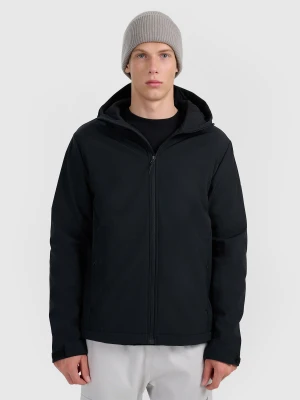 4F Kurtka softshell wiatroodporna membrana 5000 męska - czarna 3XL