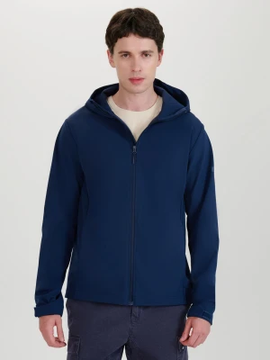 4F Kurtka softshell wiatroodporna membrana 5000 męska - granatowa XXL