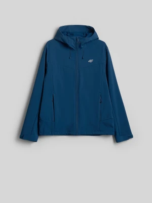 4F Kurtka softshell wiatroodporna membrana 8000 męska - granatowa S