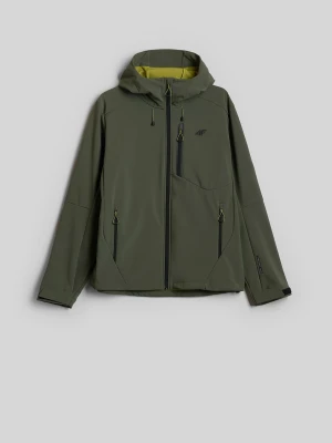 4F Kurtka softshell wiatroodporna membrana 8000 męska - khaki XL zielony
