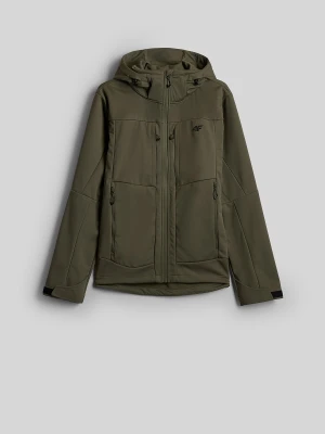 4F Kurtka softshell wiatroodporna membrana 8000 męska - khaki S zielony