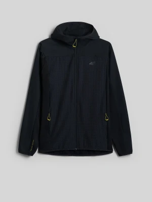 4F Kurtka softshell wiatroodporna męska - czarna M