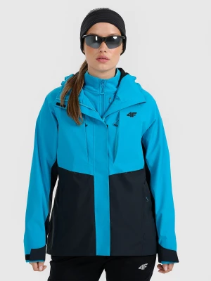 4F Kurtka trekkingowa membrana 10000 damska - niebieska M