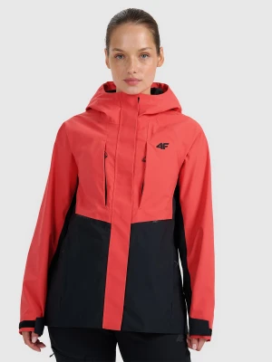 4F Kurtka trekkingowa membrana 10000 damska - pomarańczowa XS