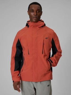 4F Kurtka trekkingowa membrana 10000 męska - pomarańczowa 3XL