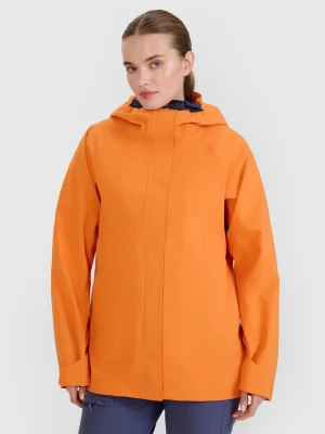 4F Kurtka trekkingowa membrana 15000 damska - pomarańczowa XS