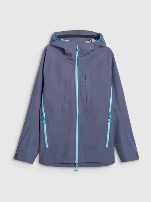 4F Kurtka trekkingowa przeciwdeszczowa membrana 20000+ damska - granatowa M