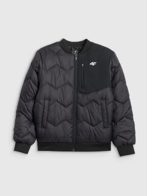 4F Kurtka z wypełnieniem syntetycznym chłopięca - czarna 122 (6-7 lat)
