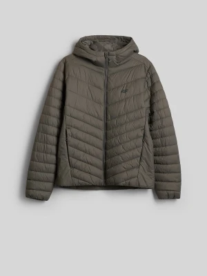 4F Kurtka z wypełnieniem syntetycznym damska - khaki XL zielony