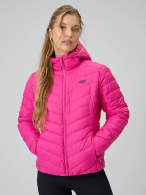 4F Kurtka z wypełnieniem syntetycznym damska - różowa XXL