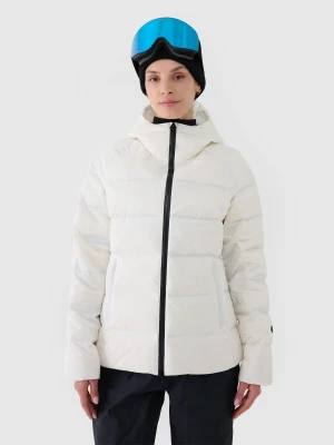 4F Kurtka zimowa puchowa 4FPRO z wypełnieniem naturalnym i membraną Pertex 20000/20000 damska - biała L