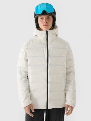 4F Kurtka zimowa puchowa 4FPRO z wypełnieniem naturalnym i membraną Pertex 20000/20000 męska - biała S