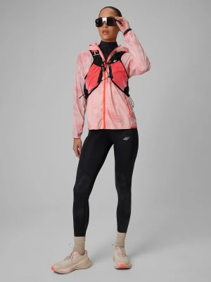 4F Legginsy do biegania szybkoschnące damskie - czarne S