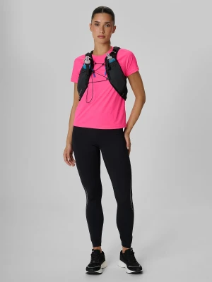 4F Legginsy do biegania szybkoschnące damskie - czarne XS