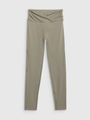 4F Legginsy do jogi i pilatesu szybkoschnące damskie - zielone M