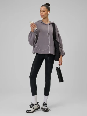 4F Legginsy do jogi szybkoschnące damskie - czarne XL